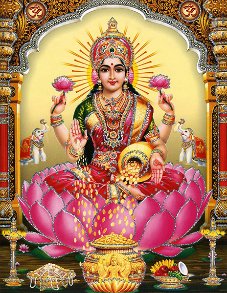 美と豊かさの女神ラクシュミー | Indian God in Yoga | yoggy magazine